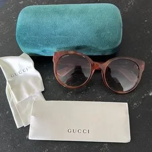 Gucci GG0092S Oversized Round Sunglasses in Havana Tortoise interlocking G Gucci | Accessories | Gucci Gg092s Oversized Round  main image 3